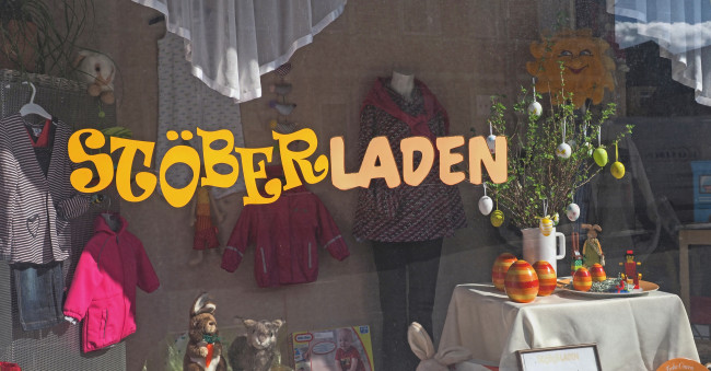 Bild vom Schaufenster Stöberladen